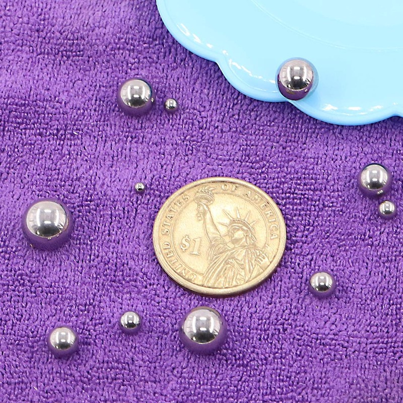 Hilitchi 500 Pcs 11 Size SAE Precision Bearing Steel Ball