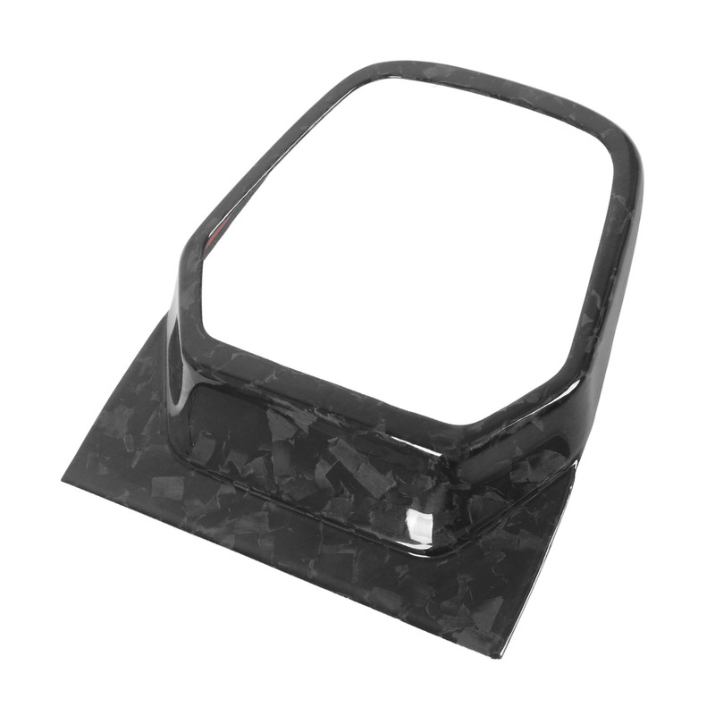 Car Gear Box Cover Trim Carbon Fiber Console Shifter Panel