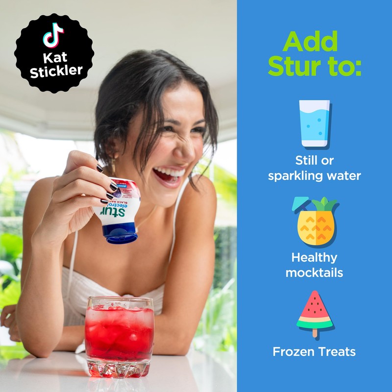 Stur Electrolyte Water Enhancer | Sweetened with Stevia | High