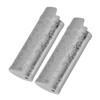 2 Pcs Lighter Case Zinc Alloy Vintage Floral Stamped Classical