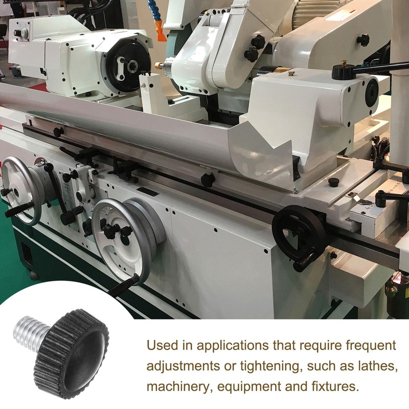 QUARKZMAN M5 x 8 mm Male Thread Knurled Knobs Thumb