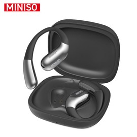 MINISO X28 Wireless Bluetooth Earbuds HIFI Sound Quality IPX5 Waterproof Wireless Gaming Headphones for Gaming Travel Sports Built-in Mic Headset Compatible with Phone Computer - Color: Pink