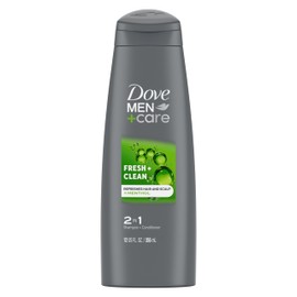 Dove Men+Care Fortifying 2 in 1 Shampoo and Conditioner for Normal to Oily Hair Fresh and Clean with Caffeine Helps Strengthen and Nourish Hair 12 oz
