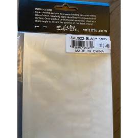 Salt Life Black Anchor Decal 12” SAD922 NEW