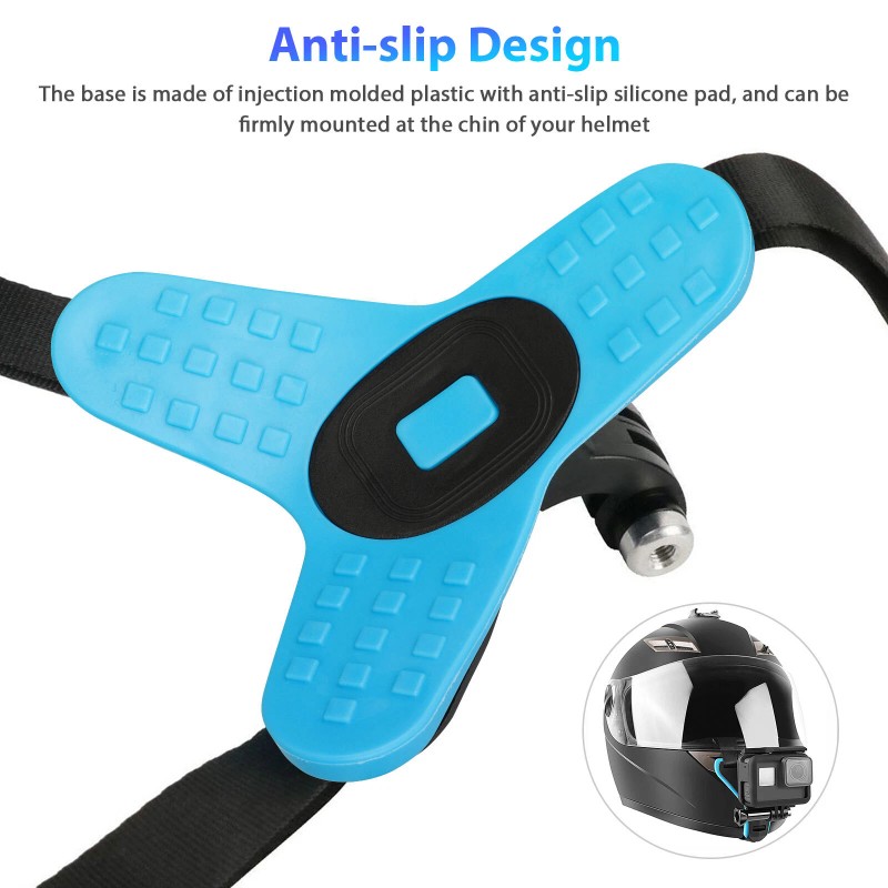 For GoPro Motorcycle Helmet Front Chin Mount Holder Bracket For