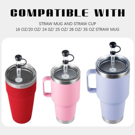 2 Packs Spill Proof for Yeti, Spill Stoppers for Yeti Straw Cup Lids 42 oz 35 oz 25 oz, Silicone Leak Stopper for Rambler 26 oz, Leaking Proof Stoppers for Mug Tumbler, BPA Free, Dishwasher Safe