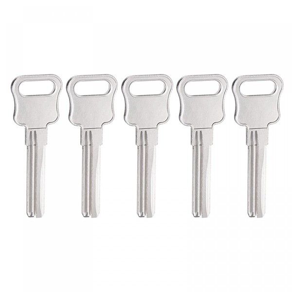 sourcing map Key Blank, 35mm Length 2 Slot Brass New