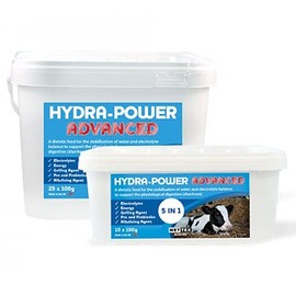 Nettex Homestead Farm Supplies Hydra-Power ADVANCED 10 x 100g sachets (formally Hydra-Scour) - for cattle and calves