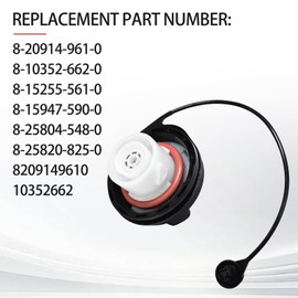 Gas Cap Fuel Cap Fit for Isuzu NPR NPR-HD 2004-2009 2012-2019 Replace 8-20914-961-0 8-10352-662-0 8-15255-561-0 8-15947-590-0 8-25804-548-0 8-25820-825-0 8209149610 10352662