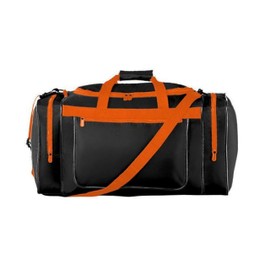 Augusta Sportswear Gear Bag OS Black/Orange