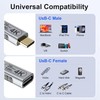 BAWIOFIAU USB c Braided Data Extension Cable 20ft/6M, USB c