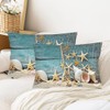 Beach Throw Pillow Cover Queen Size Set of 2 Starfish