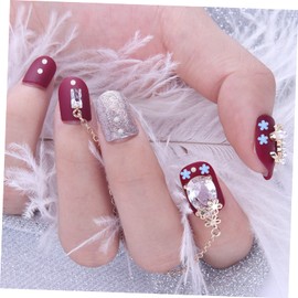 Baluue 2bags Decorative Nail Flowers Nail Art Charm and Beads for Manicure Designs for Natural and Artificial