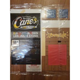 NeW 2021 Raising Cane’s Build-Your-Own Lemonade Stand Kids Summer Fun Kit Visit!