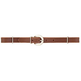 Weaver Leather Straight Bridle Leather Curb Strap, Rich Brown, 5/8