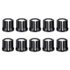 10Pcs Volume Control Knob D Shaped Shaft Hole Tone Speed