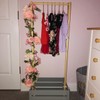 OrgMemory Garland Flower 180cm Wall Hanging Wisteria Artificial Rose Flower