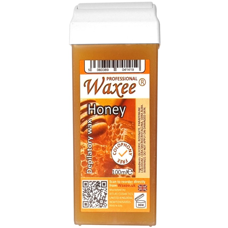 Mix of 6 roll-on wax cartridges, roller wax refill 100ml