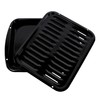Certified Appliance Accessories Large 2-Piece Broiler Pan & Grill Set