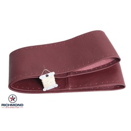 Richmond Auto Upholstery - Leather Steering Wheel Cover w/Needle & Thread compatibel with 2009-2012 Ford F-150 King Ranch