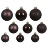 30 brown christmas baubles - black truffle baubles christmas decorations