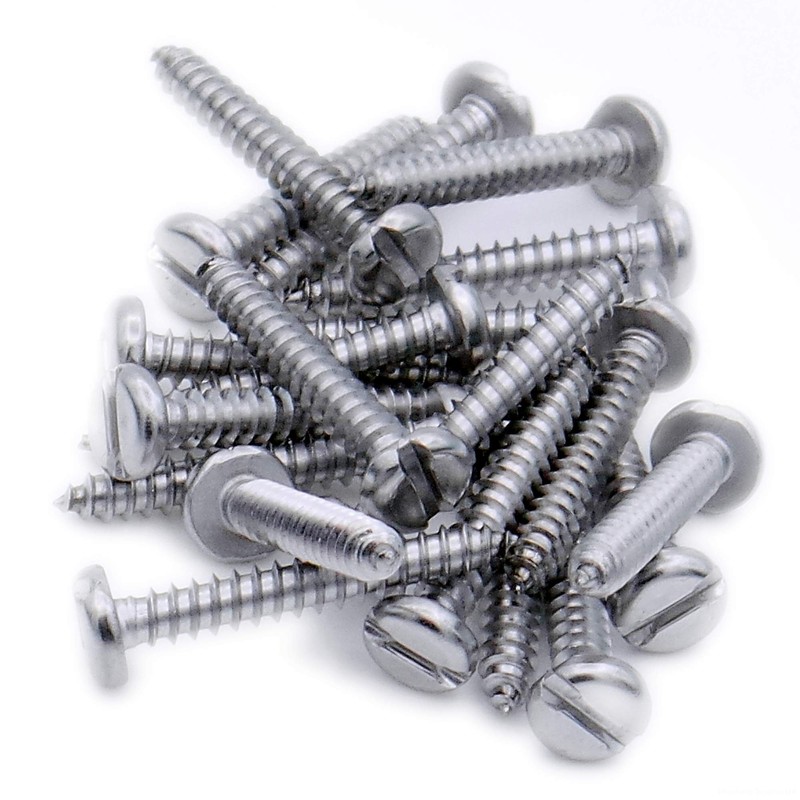 No.8 x 1.25 (4.2mm x 32mm) Slot Pan Self-Tapping Screw