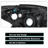 TUSDAR Headlight Assembly Set Fit for 2002-2004 Toyota Camry LE