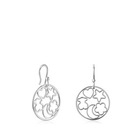 TOUS Silhouette Sterling Silver Earrings