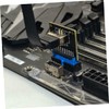 KICHOUSE DIY USB c Connector Board 3.1 Motherboard Extension Adapter