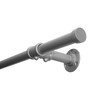 GARDINIA Industrial Home Series End Caps for Curtain Rods with