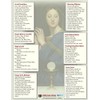 Traditional Catholic Prayers Full Page LAMINATED Poster 11 x 8.5