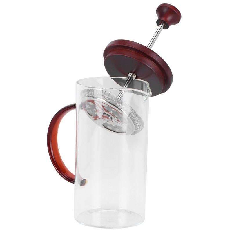 Coffee Press Pot 400ml High Borosilicate Glass Coffee Brewer Maker