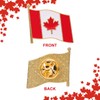 20PCS Canada Flag Pins Lapel Pin Badge Patriotic Souvenir