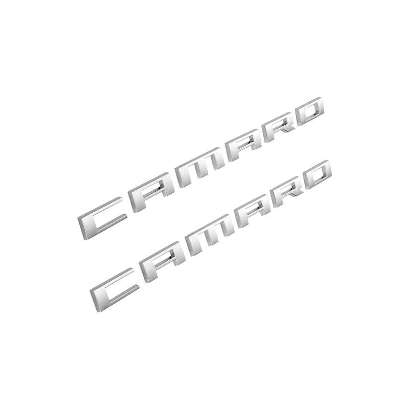 Generic Camaro 2Pcs Silver Badge Emblem - Set of 2