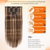 VKHAIR Clip in Hair Extensions Real Human Hair 14 inch,