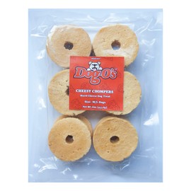 Marcoot Dog-O’s Cheesy Chompers, All Natural, Made in The USA, Grain Free, Real Cheese Treats for Medium & Large Dogs (16 oz Bulk Pack of 10 to 12 Crunchy Treats)