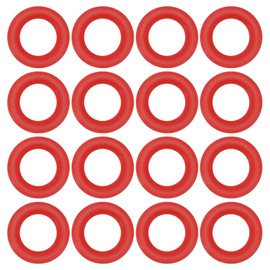 ECSiNG 100PCS O-Rings for Broadhead Archery Arrowhead Rubber Bands Replacement Arrow Tip Grommet OD 5mm ID 3mm Diameter 1mm Red