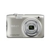 Nikon COOLPIX A100 Optics 5X 2005 Pixels Digital Camera, sliver