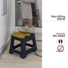 Vigar Compact Step Stool Foldable, 12-1/2-inch Step Stools for Adults