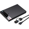 Festplattengehäuse 2,5 Zoll Micro B USB 3.0Type-C Externe Festplatte Kabel