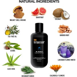 Mr. Radiant Daily Face Wash Limpia Profundamente, Exfolia Y Previene Los Brotes. Limpiador Facial Hidratante Y Humectante Para El Cuidado De La Piel Para Hombre 8 Onzas Líquidas (Paqu