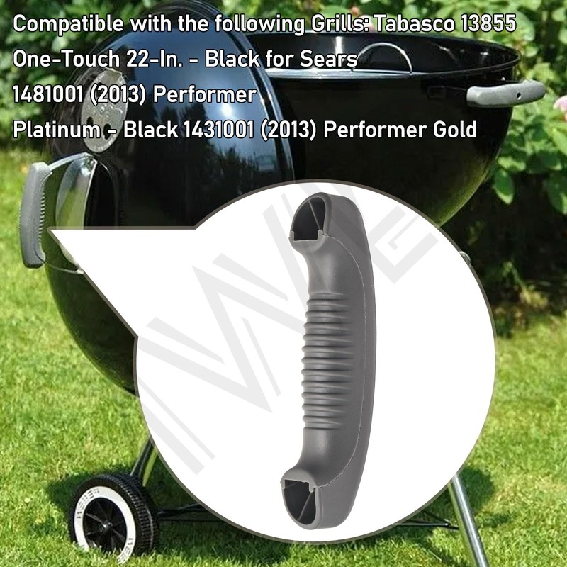 80671 Charcoal Grill Lid Handle for Weber 18” 22” and