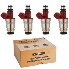 Set of 4 Fuel Injectors,Compatible with/Nissan KA24 Motor 1991-1994 D21 Pickup 2.4L,Replace#16600-86G00