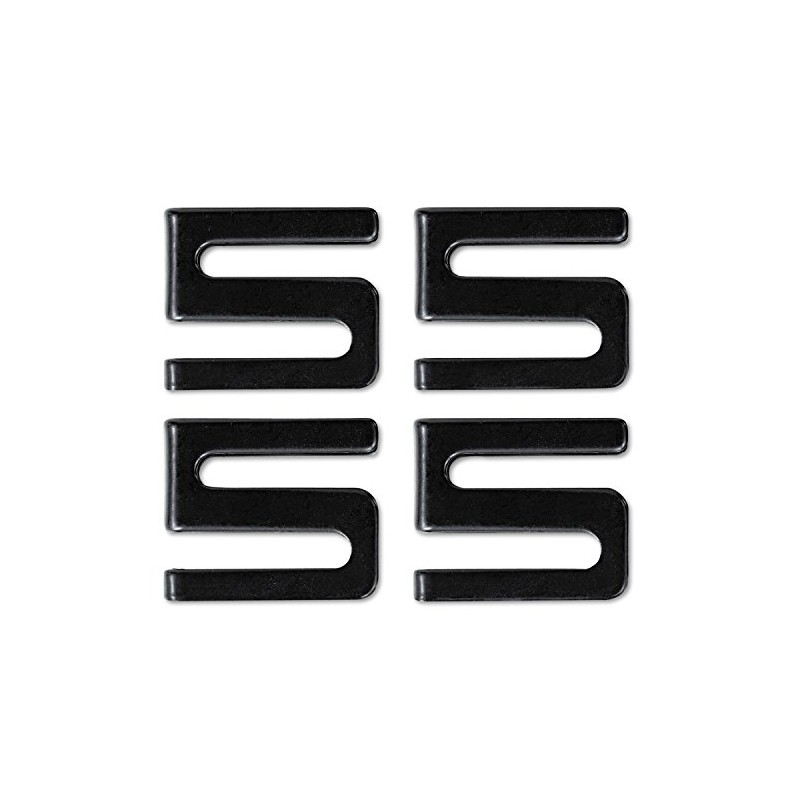 Alera ALE Wire Shelving S Hooks, Metal, Black (Pack of