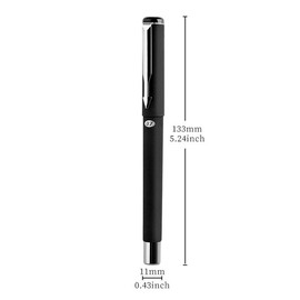 0.7MM Gel Pen, 1 Set Smooth Writing Pen, Fashionable Sign Pen, Black Ink Neutral Pen, School & Office Stationery Supplies:_Black_6pcs
