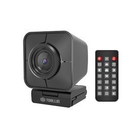 TOALLIN Ultra HD 4K Streaming Webcam with Remote Control, PDAF Auto Focus, Two Noise Cancelling Microphones, 81° FOV, USB Webcam for Live Streaming/Conferencing/Video Calling