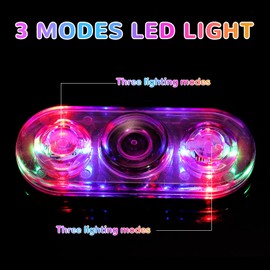 SCIONE 2Pack LED Fidget Spinner for Kids 4-8-12, Light up Sensory Fidget Stress Toys Adults, Glow in The Dark Mini Hand Spinners for Classroom Prizes Party Favors Boys Girls Birthday Gifts