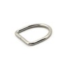 HAND 26mm Tall Silver Colour D Ring Buckle - for