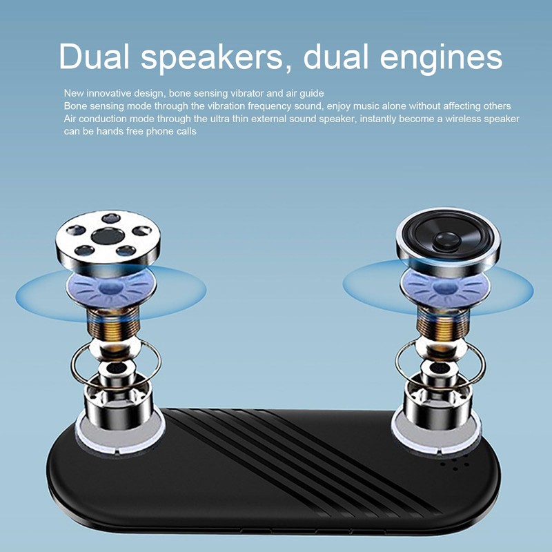 Bluetooth Pillow Speakers for Sleeping, Bone Conduction Pillow Speaker Wireless