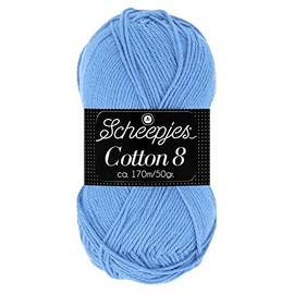 Scheepjes - Scheepjes 506 Cotton 8 Garn - 10x50g